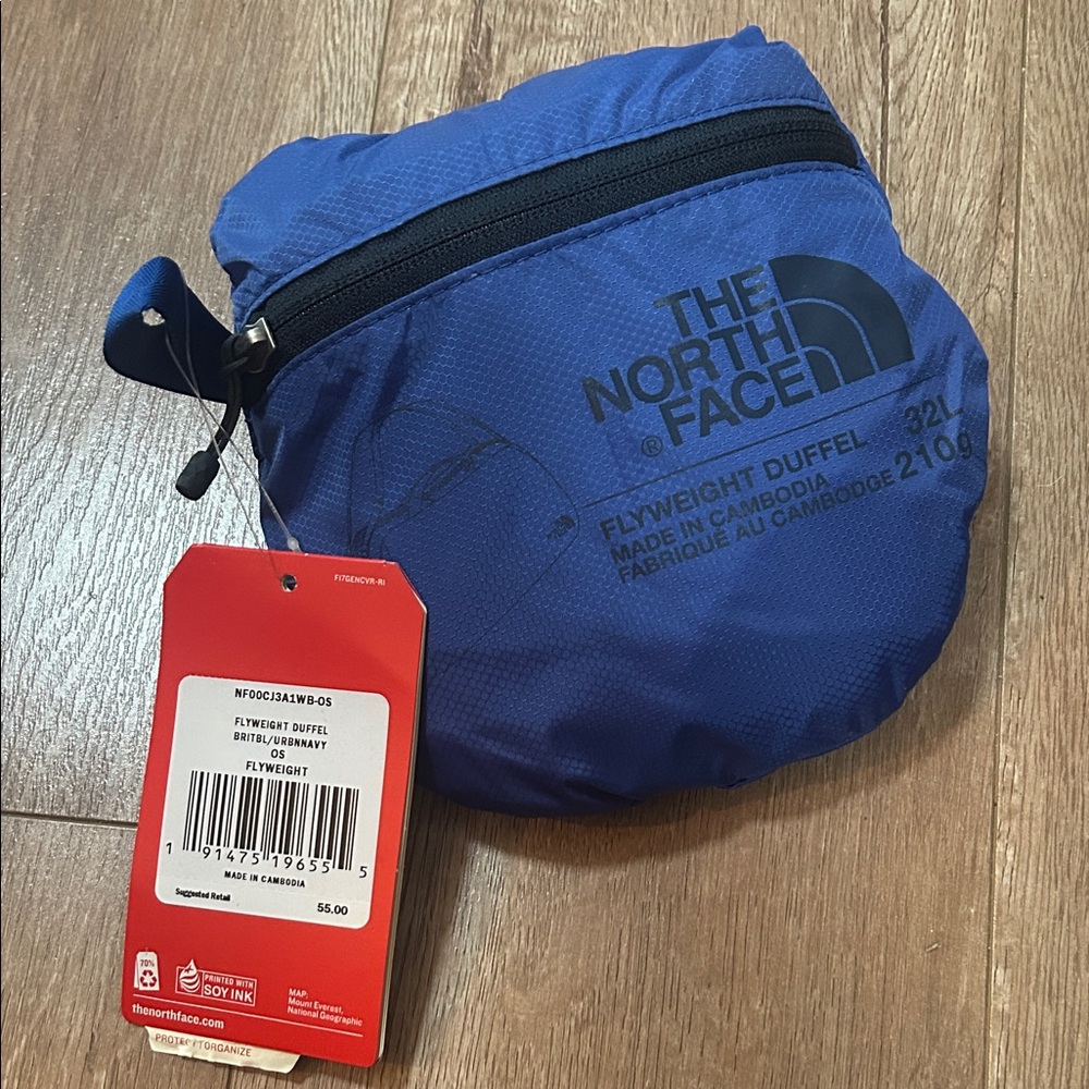 The North Face Royal Blue Flyweight Duffel